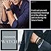 FunkyTop Men's Stainless Steel Binary Matrix LED Digital Waterproof Watch Creative Army Military Black Plated Wrist Watches