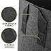 SAVICOS 6-Pack Grow Bags/Aeration Fabric Pots with Handles-Reinforced Weight Capacity & Extremely Durable(Black) (6-Pack 7 Gallons)thumb 3