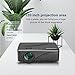 Video Projector, RockBirds GP10 Portable Projector Support SD Card 1080P HD PC USB HDMI AV VGA for Home Cinema Theater ( Black )