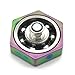 Fidget Vape Spinner Vapor Stainless Steel Bearing Focus Anxiety Relief Toys Fit for 510 Interface with Dice Function (MULTI)