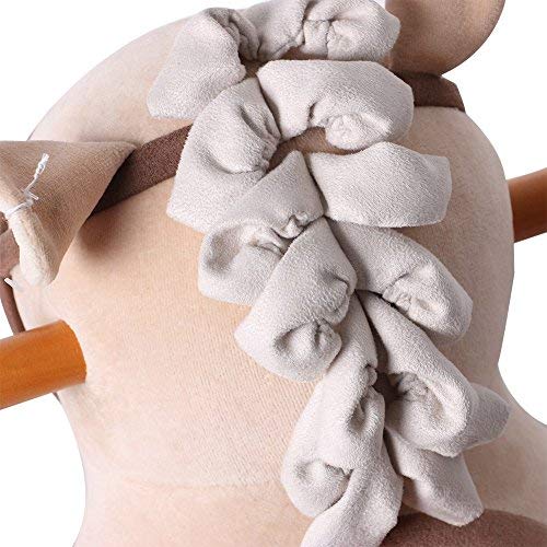 image for Hessie Modern Plush Rocking Horse with Soft Cute Stuffed Animal, Indoo