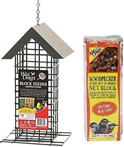 Amazon Com Wild Delight Block Feeder With Woodpecker Nuthatch N