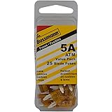 Bussmann (VP/ATM-5-RP) Tan 5 Amp Fast Acting ATM Mini Fuse, (Pack of 25)