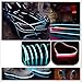 Amicc 3ft 1m Neon Glowing Strobing Electroluminescent Robbin El Tape Belt (3ft, Blue)