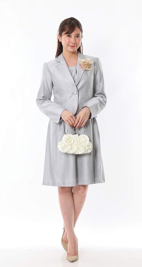 Amazon シャンタンワンピーススーツ シャンタンアンサンブルスーツ 301 Hghun Bl2y4 コート ジャケット 通販