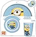 Despicable Me Minions 3-piece Melamine Dinnerware Set