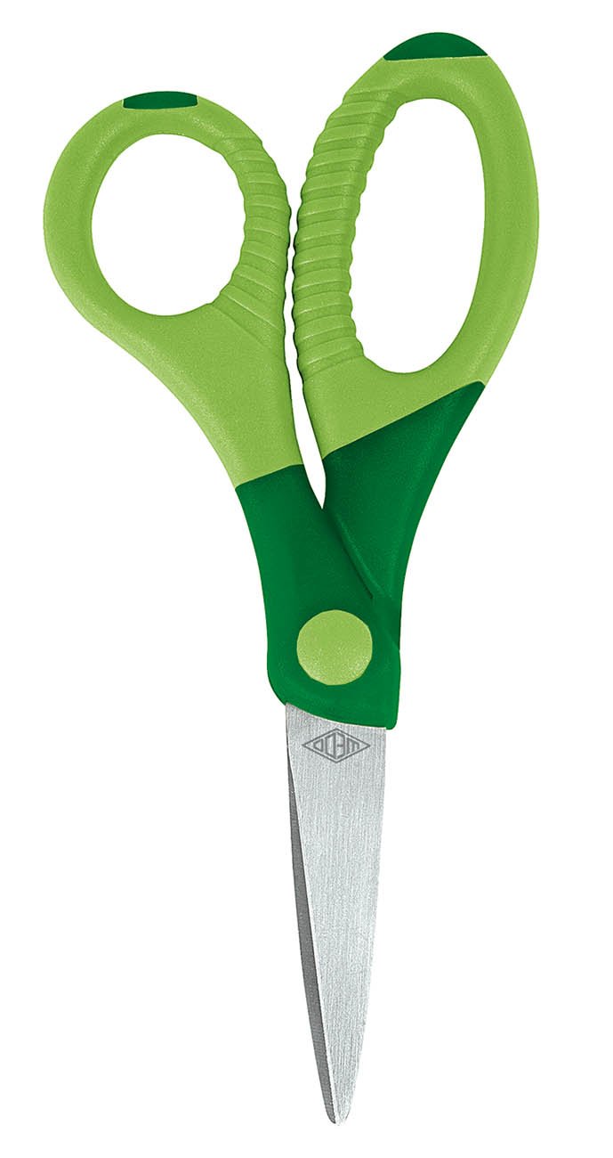 WEDO 13 cm Grippy Craft Scissor - Green, 773504