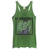Marvel Hulk Be Incredible Womens Graphic Racerback Tank - Fifth Sun