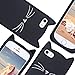 iPhone 5s Case, MC Fashion Cute 3D Black Meow Party Cat Ears Kitty Whiskers Soft Silicone Case for iPhone 5/5s (Cat Whiskers)