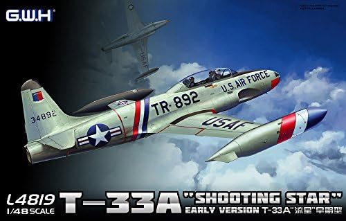 Great Wall hobby 1/48 model initial T-33A shooting star United States air force United States, Germany and Italy plastic L4819