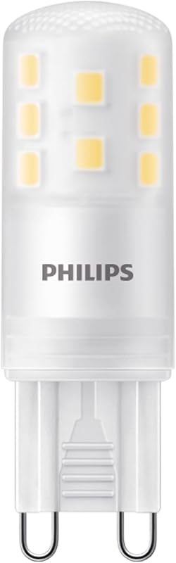 LED ampoule standard, Equivalent 40W halogene, culot G9, éclairage blanc chaud 2700K, 6-pack, nouvelle génération