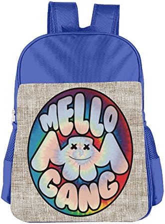 4-16 Years Kids Mello Gang Tie Dye Backpack School Bag (2 Colors) RoyalBlue