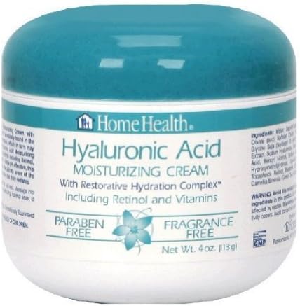 Home Health Moisturizing Cream, Hyaluronic Acid, with Restorative Hydration Complex, 4-Ounces