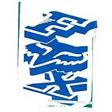 Fox Racing Floater Single Stickers Dirt Bike Motorcycle Graphic Kit Accessories - Blue / One Size