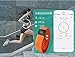 Vahulawa Fitness Tracker TW64 Smart Watch Bluetooth Watch Bracelet Smart band Calorie Counter Wireless Pedometer Sport Activity Tracker For iPhone Samsung Android IOS Phone (Orange)
