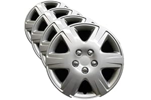 CAROLINA WHEEL COVER Premium Replica Hubcap Set, Replacement for Toyota Corolla 2005-2008, 15-inch Wheel Cover (4 Pieces)