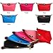Bestrice iConic-Frame Pouch-Cosmetics Case Makeup Bag Travel Accessory Organizer Rose Red