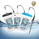 CHSMONB Waterproof Case,Universal Waterproof Phone Bag Pouch Transparent Snowproof Dirtproof for Devices up to 6.0