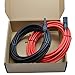 JYFT 10AWG(6mm²) Solar Extension Cable with MC4 Female and Male Connector (30FT Red + 30FT Black)