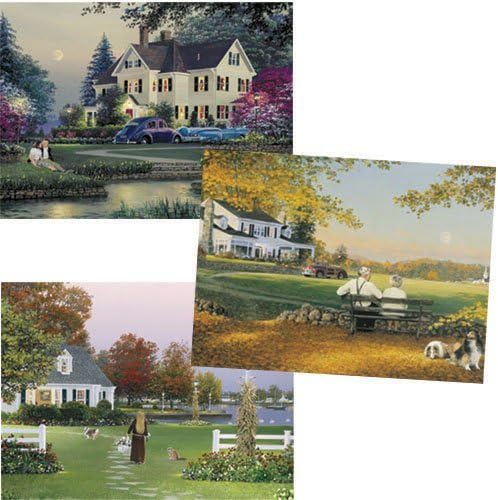 The Tender Cares of Autumn 1,000 Piece Jigsaw Puzzle by Artist William S. Phillips