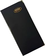 PaulStore 2026 Slim Line Week to View Padded Diary Black view 3