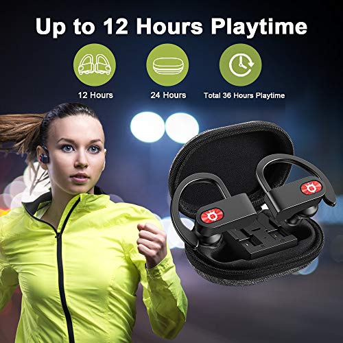 True Workout Wireless Earbuds 12 Hours Battery on Single Charge, Bluetooth 5.0 Stereo Sound