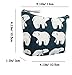 iToolai Women's Canvas Coin Purse Animal Canvas Change Cash Bag Small Purse Wallets, Pack of 4