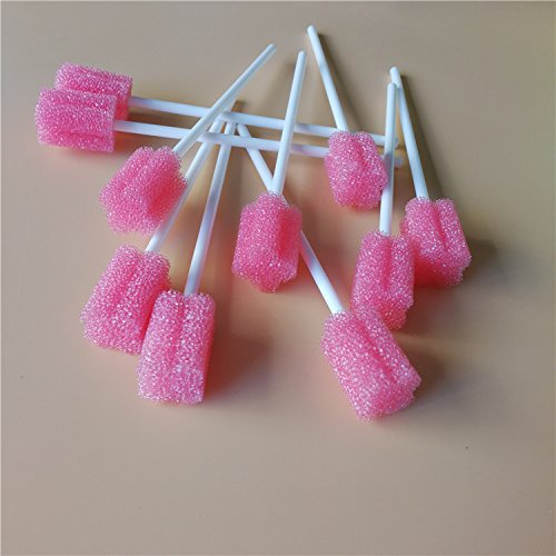 Munkcare Disposable Oral Foam Swab with Lemon Flavored, Individually