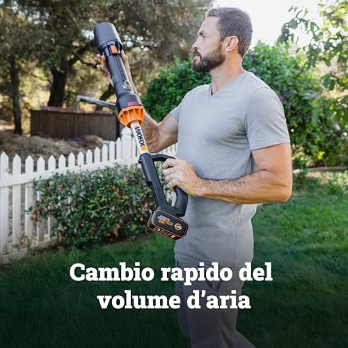WG543E.9 Soffiatore a batteria 20V, senza batteria e caricabatterie