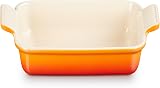 Le Creuset Heritage Rectangular Dish Stoneware 19 cm Volcanic 1.1L view 2