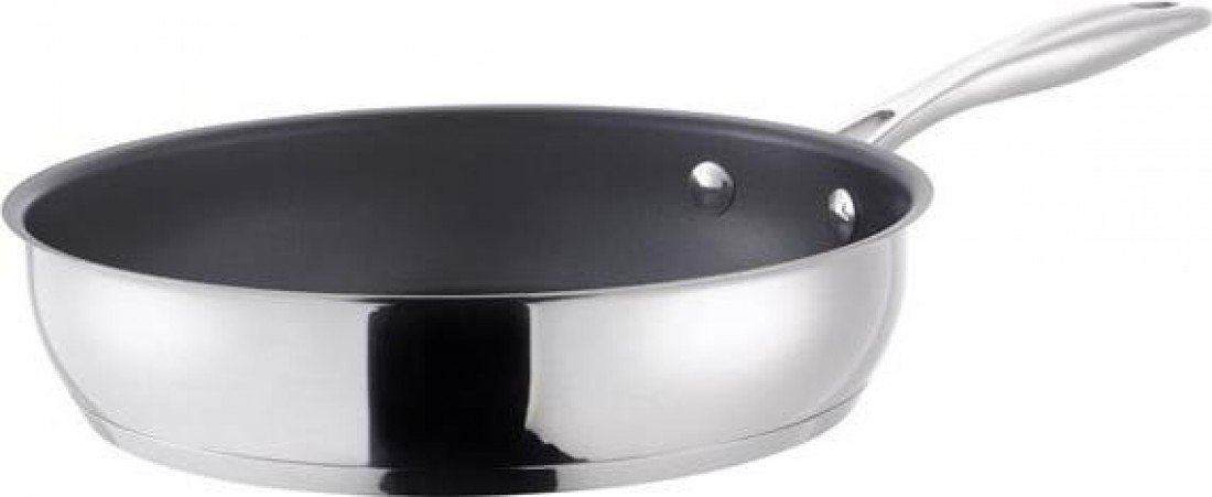 Stellar Profile Non-Stick Stainless Steel Frying Pan -30 cm, Durable Frying Pan for Everyday Cooking, Induction Ready, Oven & Dishwasher Safe — image 1