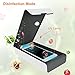 Smartphone UV Sanitizer, TEKITSFUN Cell Phone Cleaner Phone Sanitizer and Charger, Sterilizer Cleaner for iPhone and Samsung Andoid Phones, Jewelry, Watches- White