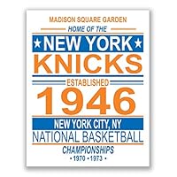 TnT Prints New York Knicks Sports Fan 11x14 Print NBA Basketball