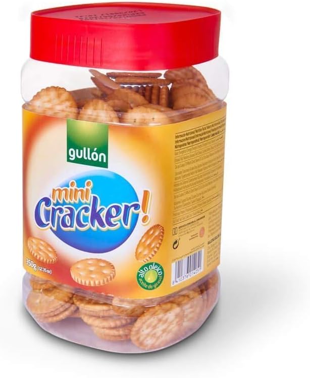 Gullón mini bolachas salgadas 350g - [pack de 12] total: 4,2 kg