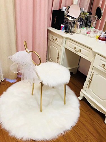 5 Noahas+Cushion+Premium+Sheepskin+White+Round
