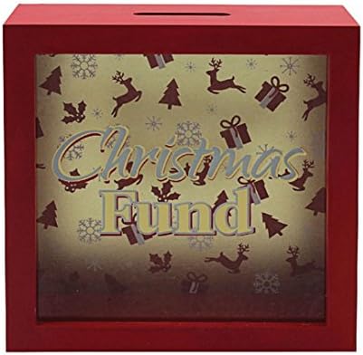 Gainsborough Giftware Christmas Fund Money Box (One Size) (Red)