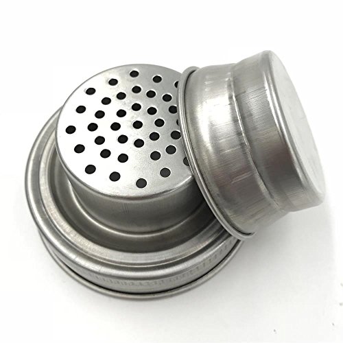 2 Piece 16 Oz Mason Jar and Stainless Steel Cocktail Shaker Set, Mason Jar Shaker Lid with Silicone Seals for Regular Mouth Mason, Ball, Canning Jars, & Stainless Steel Jigger and Muddler - Thumbnail 7