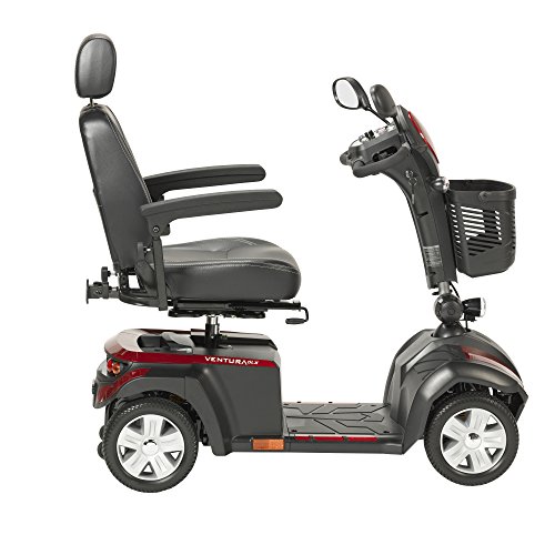 Drive Ventura Power Mobility Scooter, 4 Wheel, 18" Captains Seat & FREE Medical Utility Bag Black! - #VENTURA418CS
