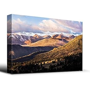 Serene Valley View - Canvas Art Home Art - 12x18 inches