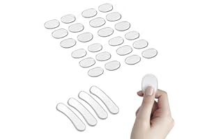 MAKANU Drum Gel, 24 PCS Round and 4 Pcs Long Clear Drum Dampeners for Snare Drum, Silicone Silencers, Mute, Muffler Dampening Gel Pads, Drum Damper for Snare, Tom Drum Cymbals