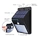 Solar Sensor Lights,KUMEDA Waterproof Motion Sensor Outdoor Light Super Bright 16 LEDs for Patio, Deck, Yard, Garden with Motion Activated Auto On/Off (4-Pack)