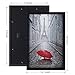 ONE WALL 11x17 Picture Frame, Tempered Glass Black Photo Poster Frame, Wall Mounting Material Included