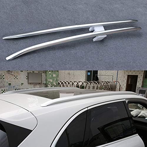 Kingcher Silver Roof Rails Fit for Porsche Cayenne 2018 2019 Rack Bars Baggage Luggage