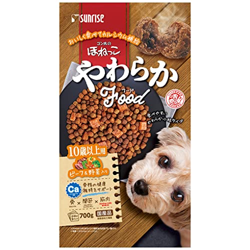 ゴン太のほねっこ やわらかフード ビーフ&野菜入り 10歳以上用 700g