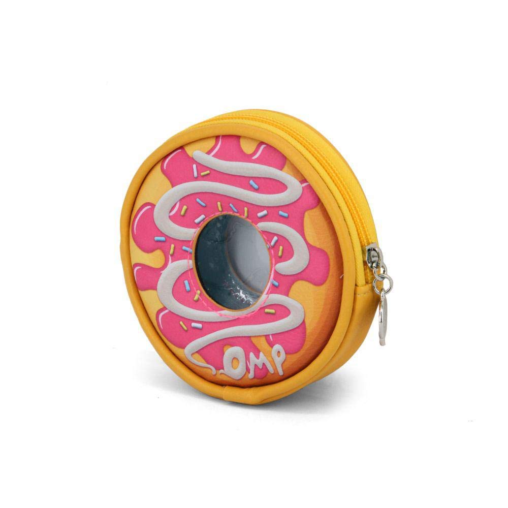 Oh My Pop! Popnut-Round Purse Coin Pouch, 12 cm, Pink