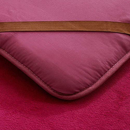 V-mix Floor Futon Mattress Japanese Queen Sleeping Pad Tatami Mat Bed Roll Up Mattress Flannel Topper Cover