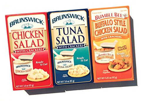 Variety Snack Pack (Tuna Salad, Chicken Salad & Buffalo Style Chicken Salad)