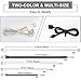zip ties heavy duty with self-locking,YSeaWolf, 660 pack 4/6/8/10/12 Inch Multi-size, multi-color,Not easy to break and loose cable ties,UV Resistant zip tie，tie warps,plastic ties(black and white)
