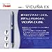 Pentel Vicuña EX XBXW1375C Multifunction Ballpoint Pen, Blue