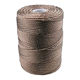 C-LON Bead Cord, Sepia - 0.5mm, 92 Yard Spool